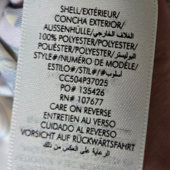 Alice + Olivia  Lane Button Down Filligree Day Dreamer Oversized Shirt Size Med - Picture 9 of 10